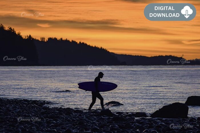 Surfer at Sunrise