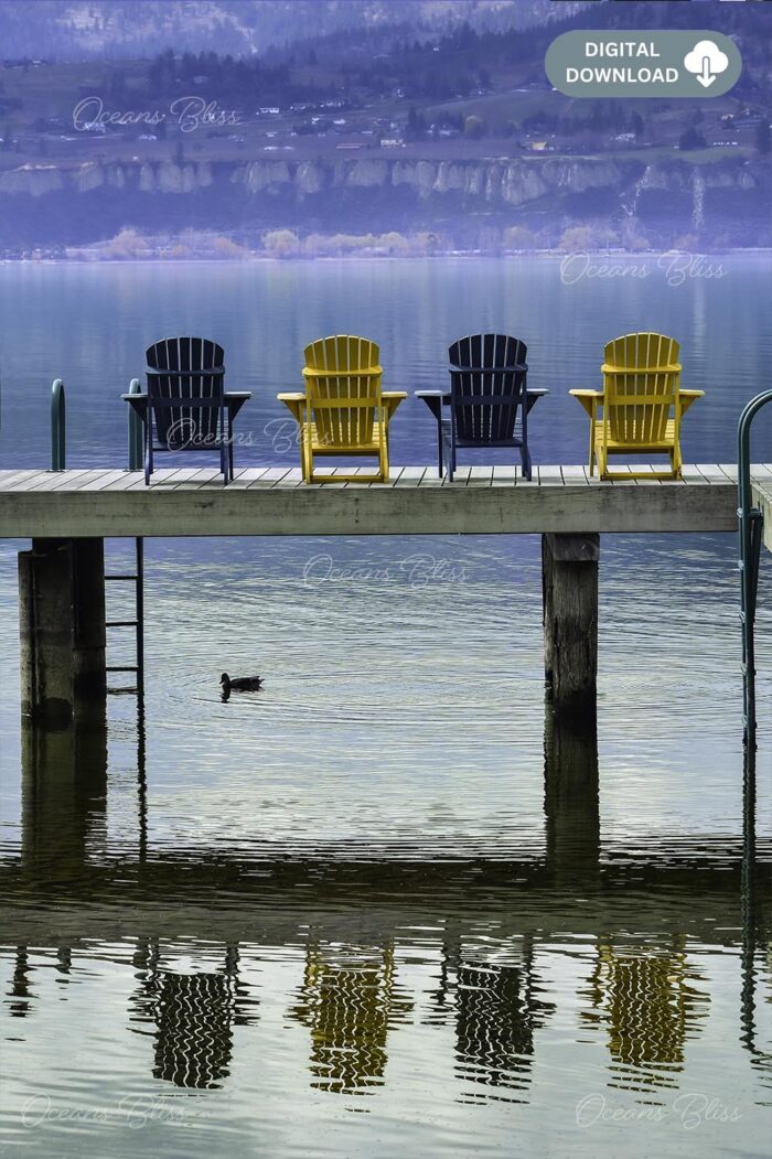 Sitting at the Dock at Okanagan Lake