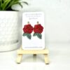 Garden Red Rose Dangle
