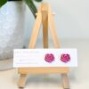 Garden Rose Studs (4 Spring Colours) - Image 2