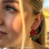 Garden Red Rose Dangle - Image 2