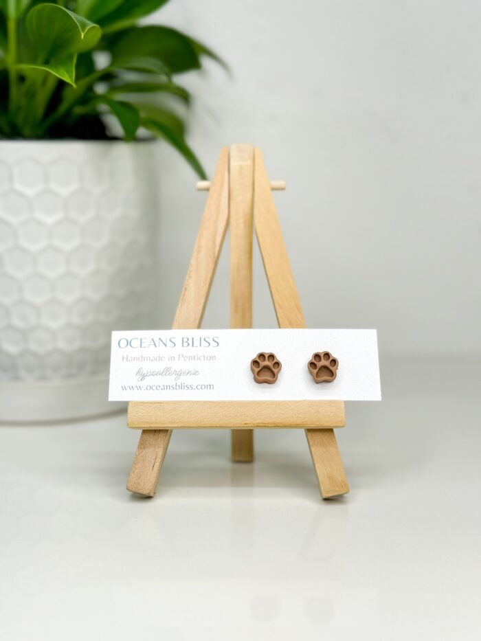 Paw Print Studs - Image 2