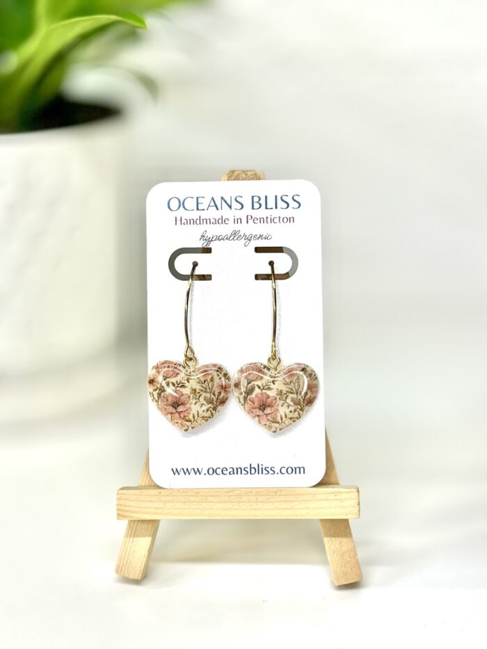 Vintage Heart Dangles - Image 2