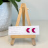 Crescent Moon Studs (3 Vibrant Colours) - Image 2