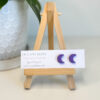 Crescent Moon Studs (3 Vibrant Colours) - Image 3