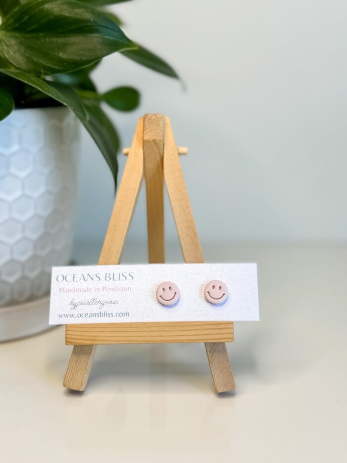 Smiley Face Studs (4 Colours) - Image 4