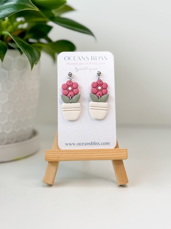 Flower Pot Dangles (3 Colours)