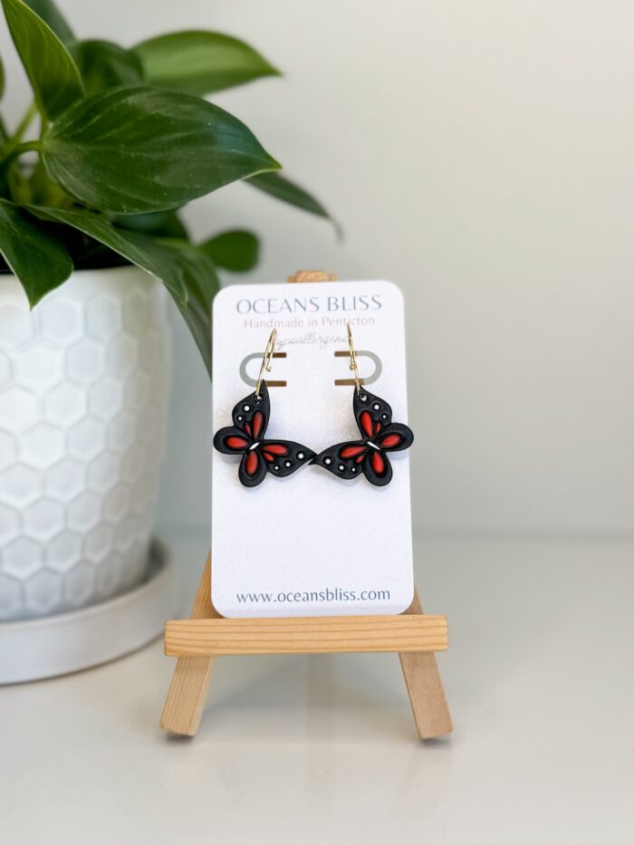 Monarch Butterfly Hoops