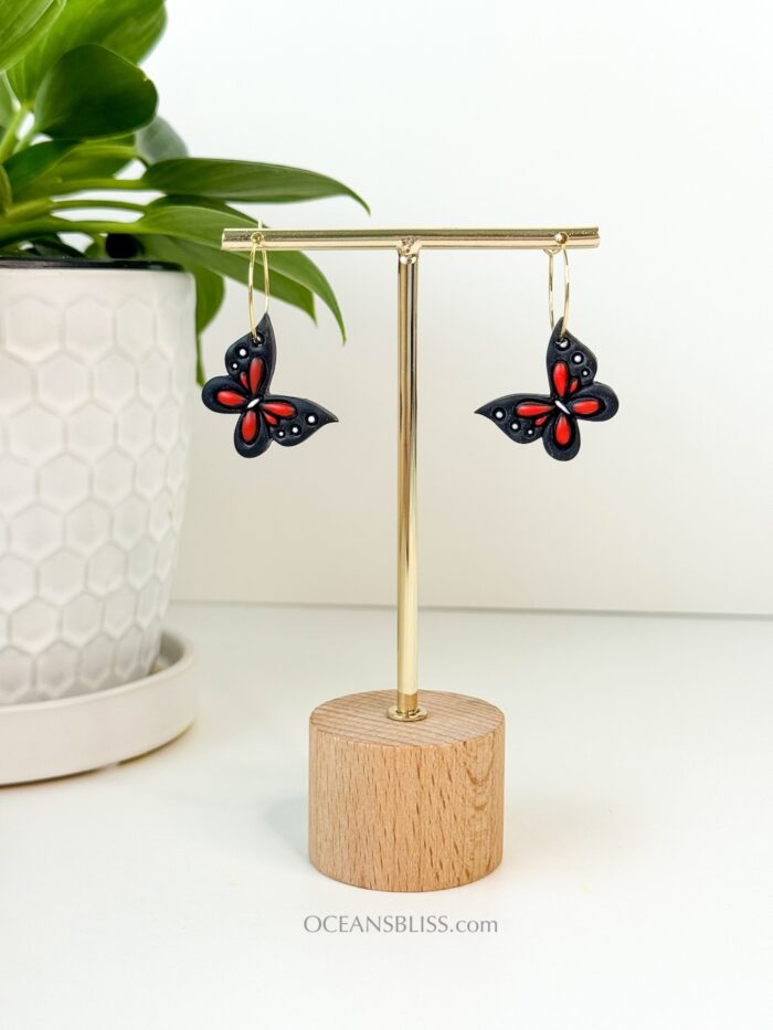 Monarch Butterfly Hoops - Image 2
