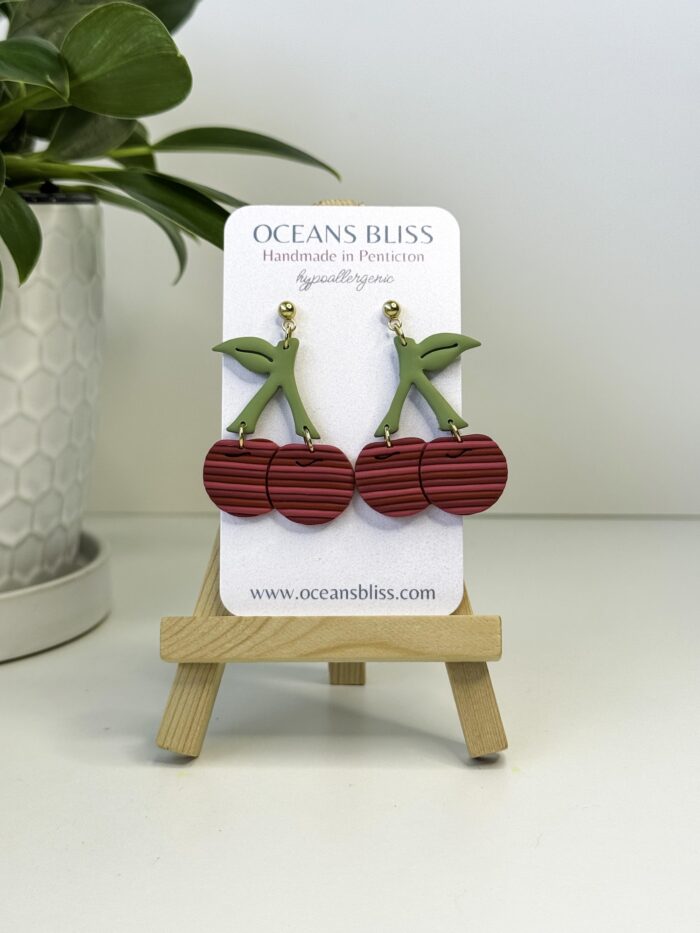Cherry Dangles with a Twist