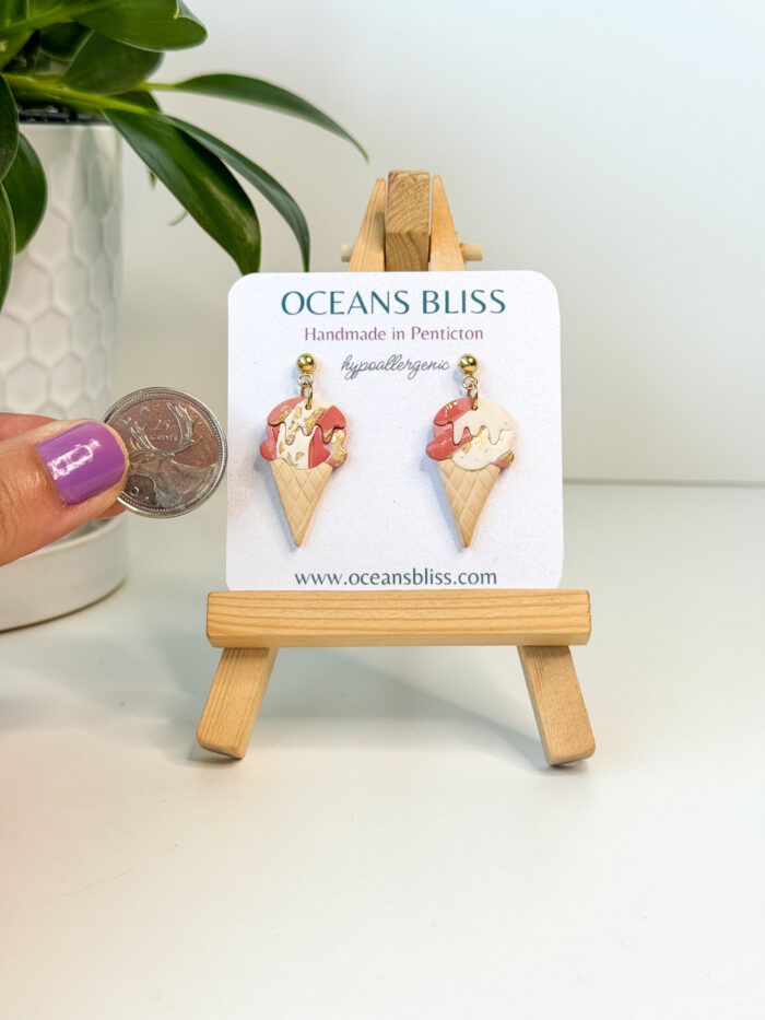 Ice Cream Waffle Cone Dangles - Image 5