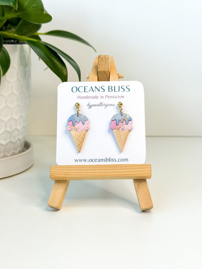 Ice Cream Waffle Cone Dangles - Image 2